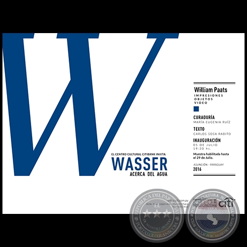 WASSER - WILLIAM PAATS - Martes 5 de Julio de 2016